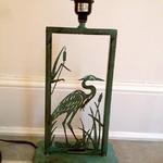 wading bird lamp